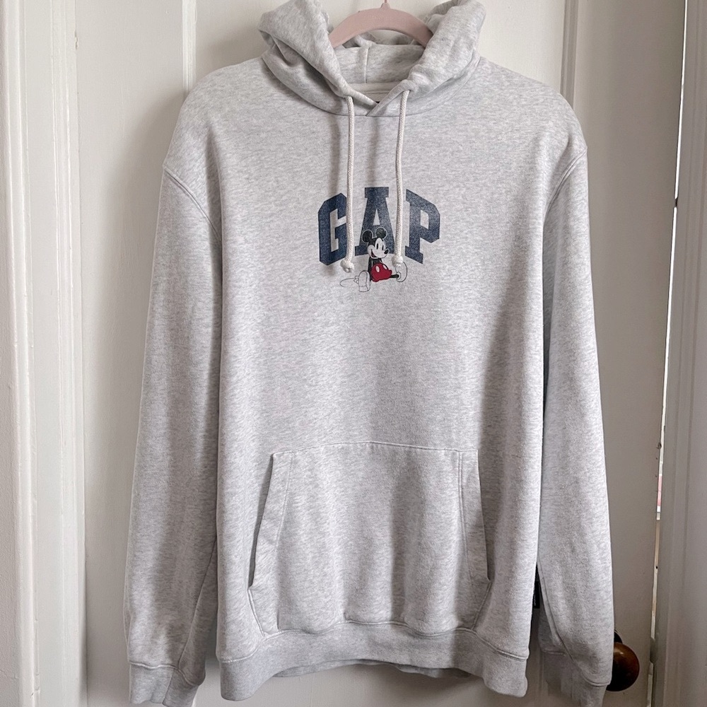 GAP X Disney Mickey Mouse Grey Hoodie.